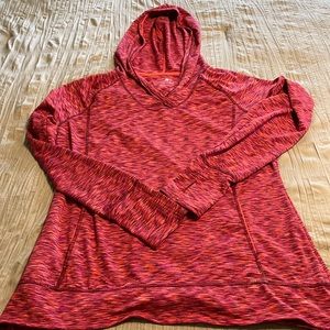 Tangerine women’s dri-fit hooded long sleeve! Size large